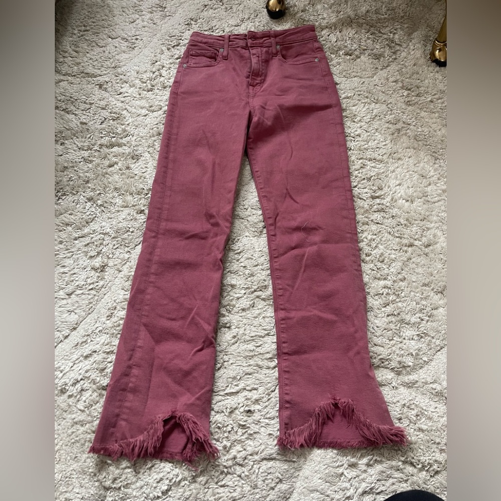 Jonathan simkhai jeans red crop